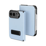 Magnetiline Kate T&auml;ielik Kaitse Telefonikate iPhone Duo iPhone 18 Fold jaoks Peidetud Jala ja PU Nahaga P&otilde;rutuskindel Alusega Kate iPhone Duo