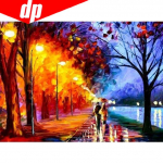 5D DIY t&auml;isteemantmaalide m&uuml;&uuml;k  Romantiline  Teemanttikandid Ristpistes Kodukaunistus 20X30