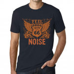 Meeste vintage T-s&auml;rk Graafiline T-s&auml;rk Feel The Noise Navy XS kuristik