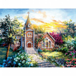 5D DIY Teemantmaal Ilus Koidiku Tikand Mosaiik Ristpistes Rhinestone Dekoratsioon 20X30CM