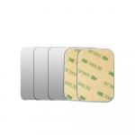 FONKEN autotelefoni hoidik metallplaadist magnetiline hoidik Kleebise rauast leht mobiilse lauamagnetketta jaoks 5pcs Square Silver