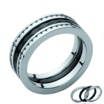 Bague acier 'Sissi' noir blanc - 7 mm 52 must