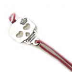 Les Tr&eacute;sors De Lily [N0778] &ndash; roosa disainerk&auml;ev&otilde;ru  Skull Heleroosa