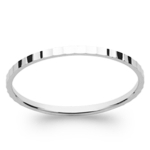 H&otilde;bedane abielus&otilde;rmus 'Lien d'Amour' (roodiumiga kaetud) - 1 mm 54 h&otilde;be