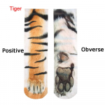 3D Prinditud sokid Unisex Naljakad sokid Mehed Naiste Harajuku Sukad Erinevad stiilid Loomak&auml;pa muster tiger