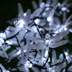 Akutoitel Dragonfly String tuled 20 LED veekindel valgustus Aiakaunistus 1.5m