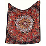 35 v&auml;rvi India Mandala Gobel&auml;&auml;n Hipi Seinavaibad Boho Voodikate Rannar&auml;tik Joogamatt Tekk Laualina 130x150cm 200x150cm