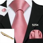 Barry.Wang lahedad lipsud lipsuga Coral Pink Red Necket Necket Square mansetin&ouml;&ouml;pide komplekt N-5254