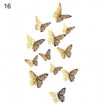 TDStore 3D liblikas &otilde;&otilde;nsa seinakleebise kleebis DIY lendav eemaldatav seinamaaling magamistoa sisekujundus