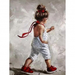 5D koomiksite teemantmaal T&auml;isruudukujuline &uuml;mmargune t&uuml;druk Teemantristpistega Mosaiik Teemantkivist tikandid Kodukaunistus Full Round 20X30CM punane