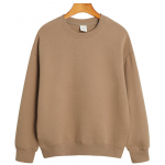 Zirunking uhiuus Unisex Streetwear dressipluusid s&uuml;gise ja kevade O-kaelusega pullover Kahepoolne puuvillane pikkade varrukatega &uuml;ler&otilde;ivad M