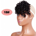 LISI HAIR Edge parukas naistele s&uuml;nteetiline kunstlik l&uuml;hike juuksen&otilde;el tukk Juuksepikendust&uuml;kk juustele Top loomulik juuksepikendus