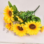 1 tk Kunstlik p&auml;evalille siidist lillekimp peo jaoks kodukaunistuseks Kunstlill 13Flowers