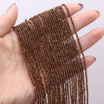 5-harulised looduslikust kivist helmed, kristallkattega v&auml;rvilised lihvitud v&auml;ikesed helmed ehete valmistamiseks DIY kaelakee k&auml;ev&otilde;ru k&otilde;rvar&otilde;ngaste tarvik 5pcs/2mm