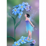 Teemantmaaling haldjat&uuml;druk 5D isetehtud liblikas p&auml;kapikk ristpistega mosaiikplaaster Teemantikandiga inkrusteeritud kingitus kaunistuse kujundus Full Round 20x30CM