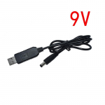 M&auml;ngukomponent USB-alalisvoolu USB-toitev&otilde;imendusliin DC 5V kuni 12V astmeline moodul USB-muunduri adapteri kaabel 2,1x5,5 mm pistik 9V