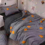 Nordic Simple Bed Kolmeosaline tekilina &uuml;li&otilde;pilaste &uuml;hiselamu voodipesukomplekt Single