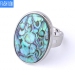 Looduslikud Abalone Shell roosad kammkarbid, valged kammkarbid, kollased kammkarbid reguleeritava r&otilde;ngaga kingitus naistele