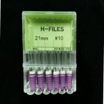 Hambaravi t&ouml;&ouml;riistad Juurekanal Endo H Viil 21mm K Viil 21mm Roostevabast terasest Endodontilised instrumendid Hambaarst Hambaravi Odontoloogia H File 21mm 10