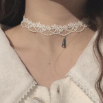 Armas valge pits haldjas kaelakee armas kaelakee rangluu kett naiste ehted