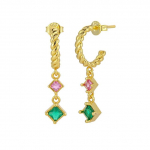 ANENJERY ruudukujulised tsirkoonist rippuvad k&otilde;rvar&otilde;ngad naistele kullast h&otilde;bedast rippuvad k&otilde;rvar&otilde;ngad peomehete hulgim&uuml;&uuml;k h&otilde;be