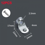 4/8/12 tk riiulitoe terasnaastud naastud riidekapid kapi vaheseina kronsteini tugihoidik klaasist riiuli kronsteini hoidik koos iminapaga 12Pcs