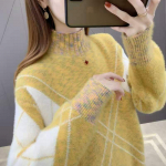 Vintage kampsunid Naiste Pullover Talvised triibulised džemprid Korea stiilis &uuml;lisuur kampsun Kudumid vabaaja avar sviiter Pullover One Size