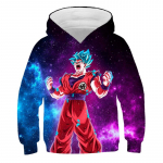 Mood vabaaja Anime Multifilmid Goku kapuutsid 3D prinditud laste kampsunid poisid t&uuml;drukud, lapsed lahedad t&auml;navar&otilde;ivad, pulloverid 150