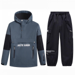 Uus Skiwear kapuuts Meeste ja naiste lumelaua suusakapuuts Tuulekindel soe suusajope p&uuml;kste komplekt XS