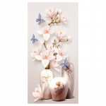 3D abstraktne lilleline l&otilde;uend maalimine stereoskoopilised lilled seinakunsti plakatid ja tr&uuml;kised Quadro seinakunstipilt Kodukaunistus Hiina elemendid 40x80cm