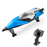 RC Boat kaugjuhtimispuldi paadid 70 km/h kiire 2,4 GHz RC Boat m&auml;nguasi kingitus lastele t&auml;iskasvanud poistele 1 battery sinine