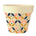 Les Tr&eacute;sors De Lily [Q6414] &ndash; bambusest istutusmasin 'Boho' roosa pruun tumebeež - 13. 5x15 cm Heleroosa