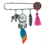 Les Tr&eacute;sors De Lily [R6222] &ndash; disainerpross  Lilipoupettes  (elevant) mitmev&auml;rviline h&otilde;be - 90x80 mm mitmev&auml;rviline