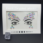 Crystal Tattoo kleebis S&auml;rav silmapliiats Kulmumeik N&auml;o Silmad Teemant Ajutine Tattoo Rock Rhinestone 3D Silmapliiats Kleebised