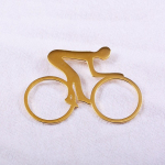 Blucome Fashion Ehted ratsutamine jalgratta kuju Pross Temperament Naiste Isiksus Sulamist Pross Email Rev&auml;&auml;rin&otilde;el kuld