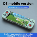 VAORLO juhtmeta m&auml;ngupult Bluetoothiga &uuml;hilduva C-t&uuml;&uuml;pi m&auml;ngukontrolleri kaasaskantavad joystick-m&auml;ngupuldid PS4 IOS-i jaoks Android / l&uuml;liti arvuti Green