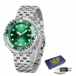 LIGE uus k&auml;ekell meestele mood silikoonist rihm kronograaf Sport k&auml;ekell 50M veekindel helendav sukeldumiskell meestele