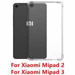 L&auml;bipaistev &uuml;mbris Xiaomi Mipad 2/3/4 Case P&otilde;rutuskindel l&auml;bipaistev TPU silikoonist tagakaas Xiaomi Mi Pad 4 Plus 10.1 tahvelarvutile MiPad2 / MiPad3 7.9" puhas