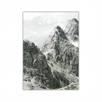 Kunstitr&uuml;kk L&otilde;uend Maali P&otilde;hjamaade sein Kunst Pilt Kodukaunistus J&auml;rve onn Paat Alpi maastik Tsitaat Islami kalligraafia plakat A4 21x30cm No Frame