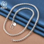 925 Sterling h&otilde;bedane 5 mm &uuml;mmargune karbikett 18/20/24 tolli kaelakee ehted 60cm