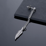 Feather Leaf Ket k&otilde;rvar&otilde;ngad augustamine roostevabast terasest k&otilde;rvaehted naistele meestele peok&otilde;rvar&otilde;nga aksessuaarid h&otilde;be