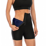 2023. aasta naiste PU termop&uuml;ksid, higisaunakost&uuml;&uuml;mid, kehakujundajad, naiste talje treener Salendav t&uuml;drukud, fitness s&auml;&auml;rised, l&uuml;hikesed p&uuml;ksid S/M tumesinine v&auml;rv