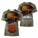 T-s&auml;rk Meestele 3D T-s&auml;rk Anzac Day Graphic Camo Splice Taskud Topid Pulloverid Mood Meeste T-s&auml;rgid Meeste Riietus Unisex XXXL