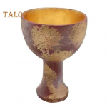 Graali tassi kujundus Cosplay rekvisiidid Dekoratiivne k&auml;sit&ouml;&ouml; Keskkonnas&otilde;bralik t&ouml;&ouml;laua kuldne tass miniatuurne kaunistus p&uuml;hadekingitus kuldne