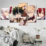 My Hero Academia Anime Figuuril&otilde;uendi seinapildid Modulaarne l&otilde;uendimaal elutoa sisekujunduseks Kaasaegne kodukaunistus kunstiteos 20X35 20X45 20X55cm