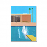 Vintage David Hockney l&otilde;uendimaal P&otilde;hjamaade n&auml;ituse plakatid ja tr&uuml;kised Seinapildid elutoa seinakaunistuseks Cuadros 30x40cm No Frame