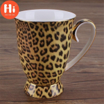 Tere Nordic Fashion keraamiline kohvikruus Creative Portselan Leopard k&auml;epide hommikus&ouml;&ouml;gi piim teetass Kontori veepudel Joogin&otilde;ud