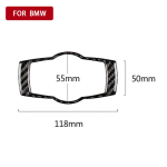 BMW 3. seeria E90 E92 E93 jaoks 2005 2006 2007 2008 2009 2010 2011 2012 S&uuml;sinikkiust esitulede l&uuml;litusnuppude katte trimm 1Pcs black
