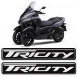 Yamaha Tricity 125 300 mootorratta embleemi m&auml;rgi logoga kleebised Rolleri kleebised, paagipadja kate 2015 2016 2017