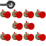 10 paari MTB piduriklotside komplekt Xiaomi Mijia M365 Pro rolleri rula pidurisadul ANS-03 M365 elektrilise rolleri ketaspidurile For 365 black